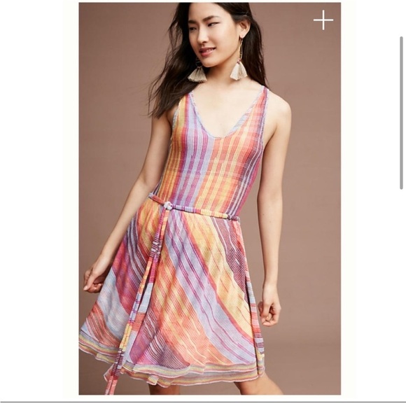 Anthropologie Cecilia Prado Reverie Stripe Sweater Mini Dress - Picture 4 of 14